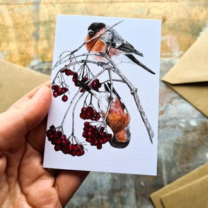 Mini Notecard Set Garden Birds Pack of 5 image 3