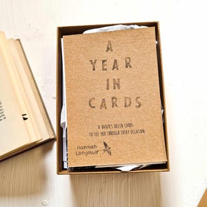 Un an en cartes - boîte cadeau de 13 cartes pour occasions, des cartes inspirées de la nature pour l'année