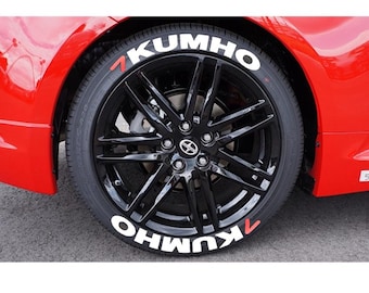 Kumho Permanent Sticker Tire Stickers Tire Letters 1.25'' For All 4 Tires 8pcs