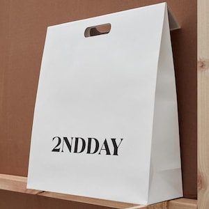Personalized Rigid Paper Bag with Handle - Sturdy Gift Packaging - Custom Shopping Bag
