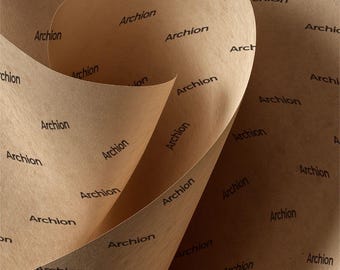 Custom Printed Kraft Paper | Personalized Logo Packaging Wrap, Eco Friendly Gift Paper