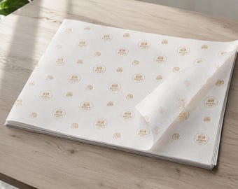 Papier de soie personnalisé A3, papier d'emballage personnalisé avec logo, papier de soie d'emballage boutique