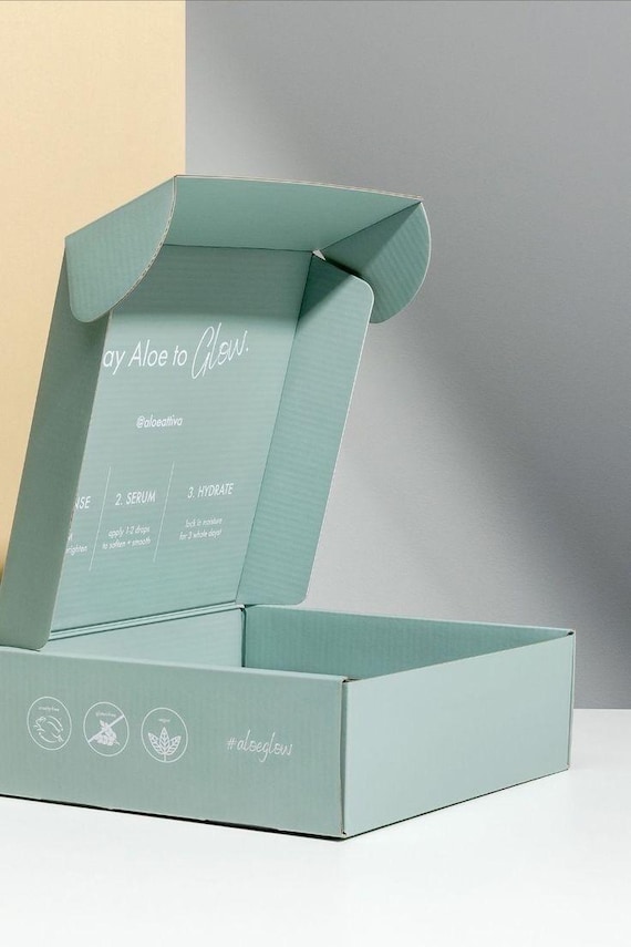 Custom Printed Mailer Box, Branded Corrugated Packaging (200x150x50 mm)