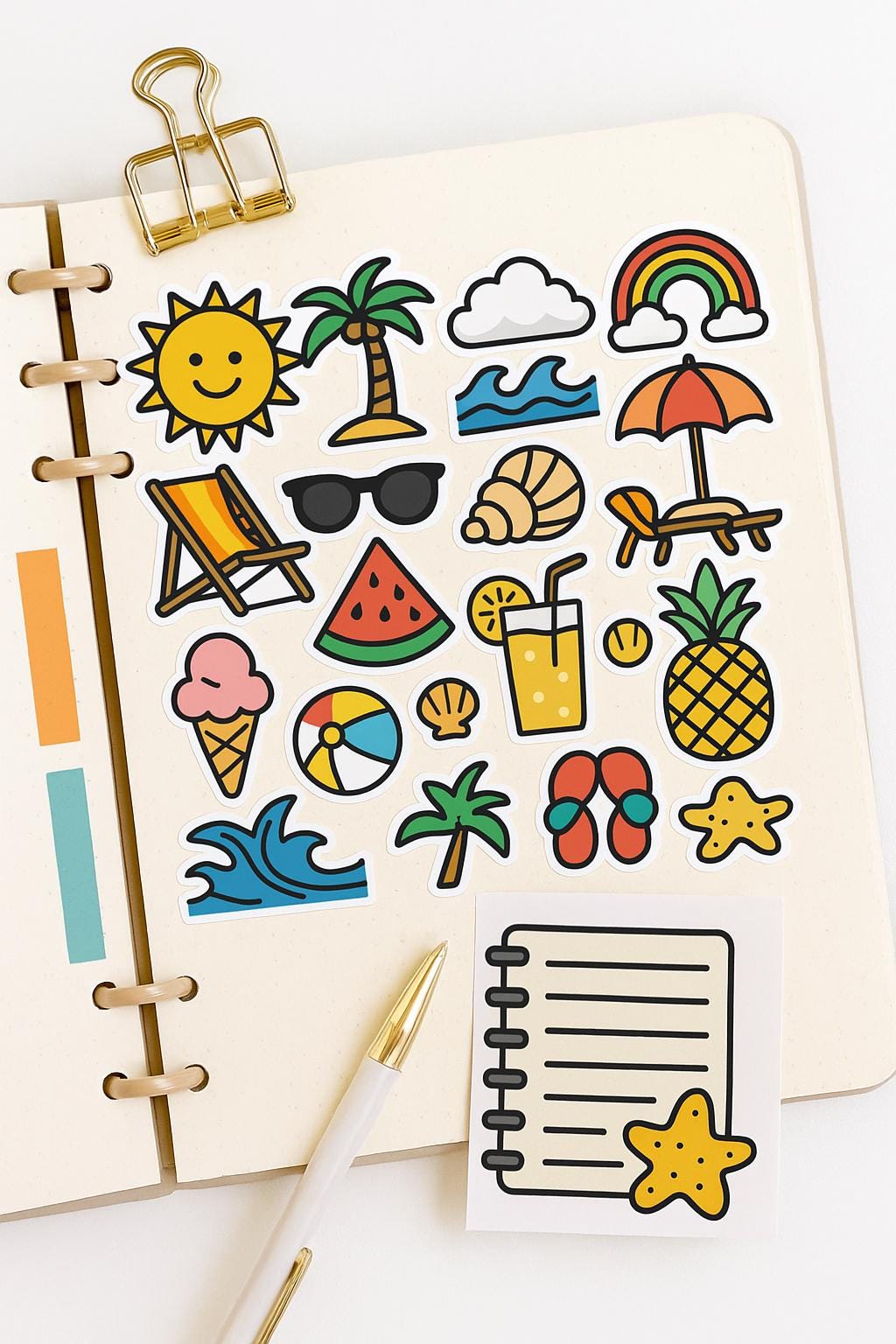 Summer SVG Bundle for Cricut – 20 Fun Vacation SVGs | Printable Beach Clip Art