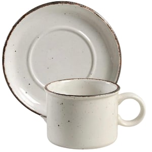 VTG Stonehenge Midwinter Creation Flat Cup & Saucer | 4 Sets | 1970s | EUC