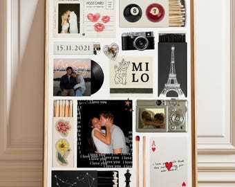 Editable Matchbox Template: Anniversary Gift for Boyfriend (Digital Download)