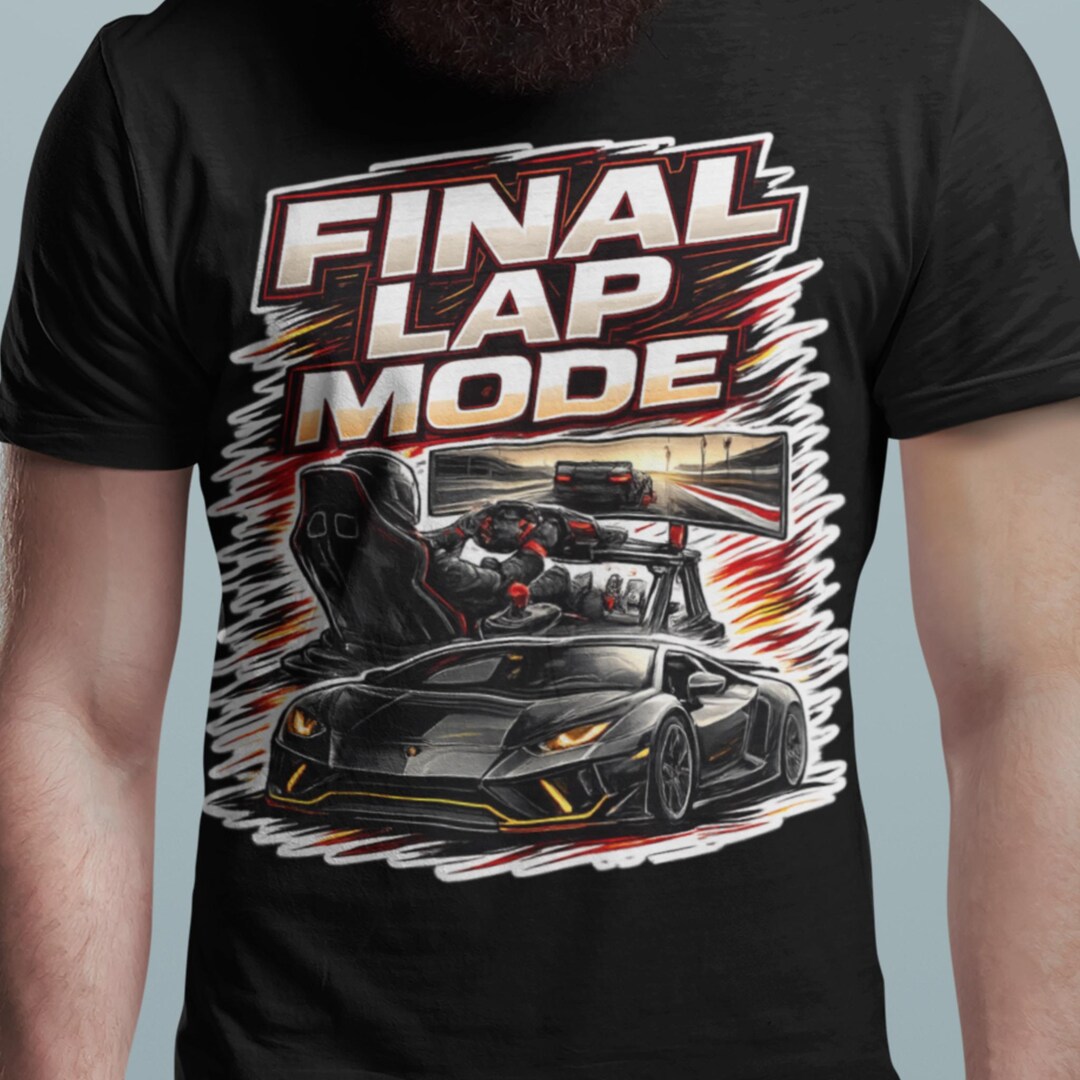 Mode Racing Logo Final Lap Mode Racing Car Tee | Sports Car Graphic Shirt, Motorsport ...