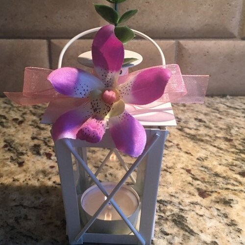 Set of 12 DIY Candle Mini Lanterns Black Cream Wedding Etsy