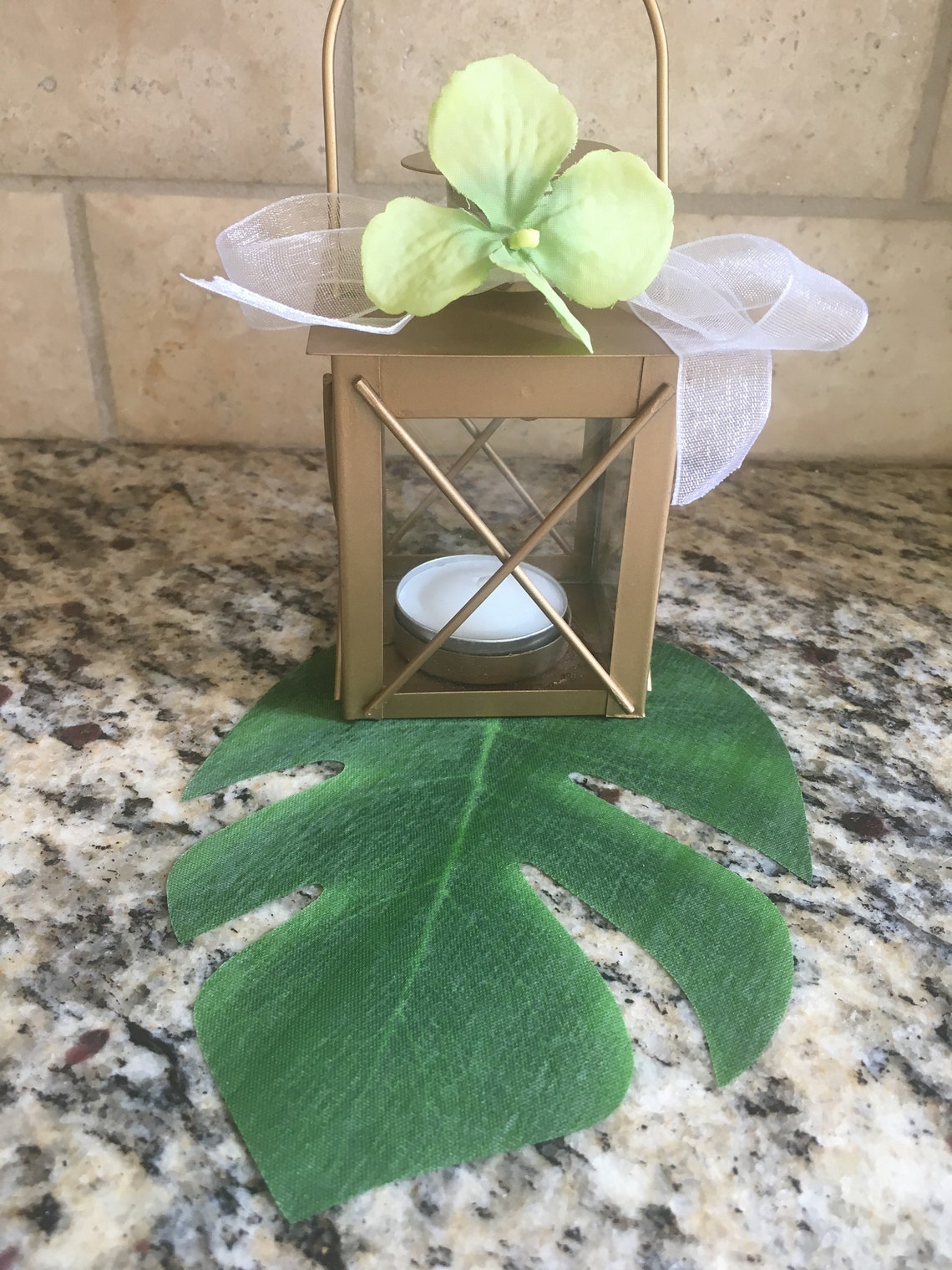 Set of 12 DIY Candle Mini Lanterns Black Cream Wedding Etsy