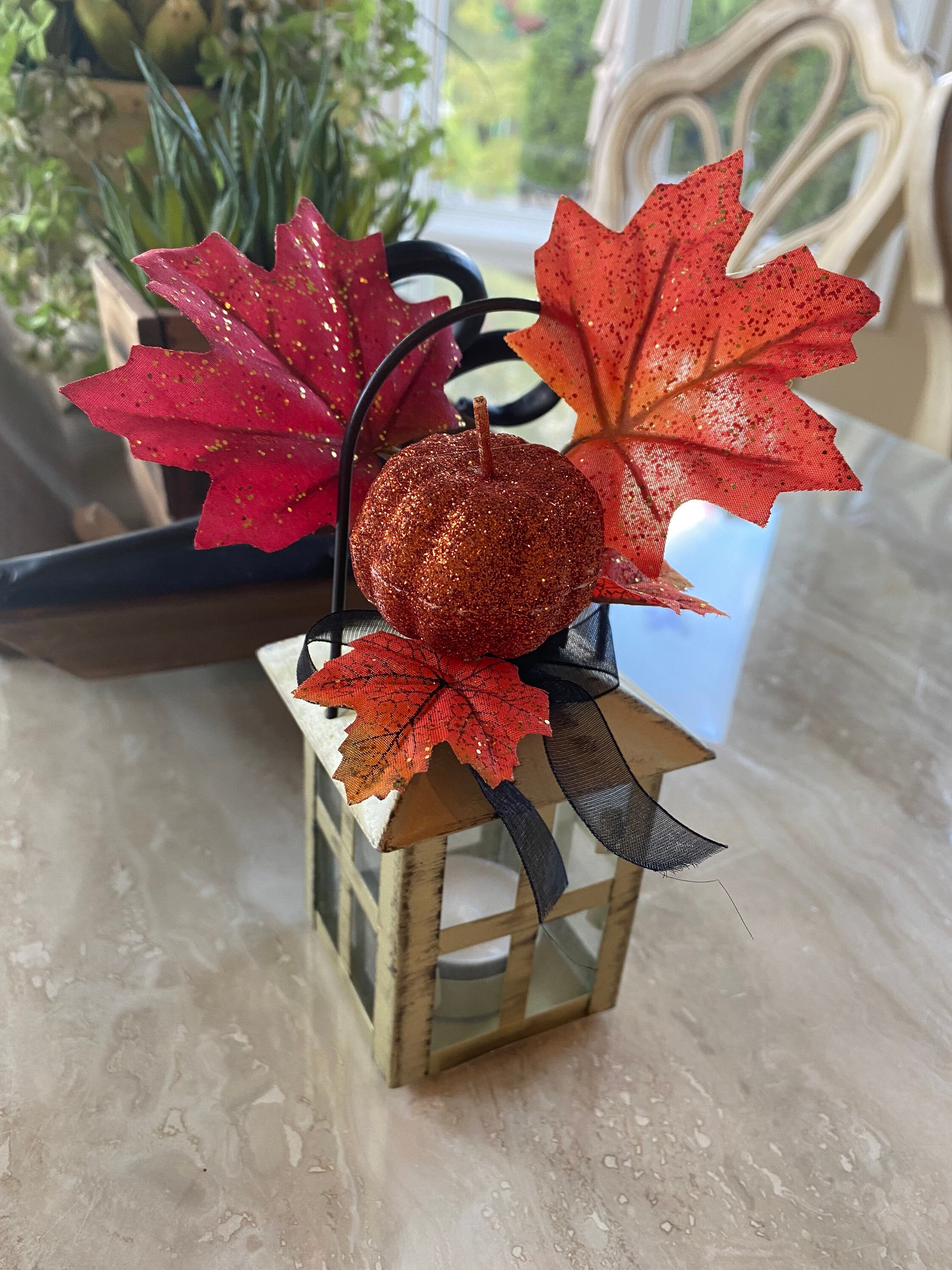 Lot De 6 Mini Lanternes LED Noires - Décoration D'Halloween - Mini Lanterne De Décoration De Noël - Lanterne De Noël LED - - Maison