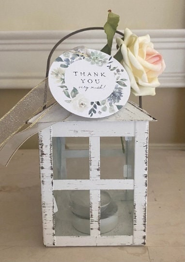 Set of 12 DIY mini metal lanterns with glass wedding centerpiece fall wedding favors autumn wedding reception decorations