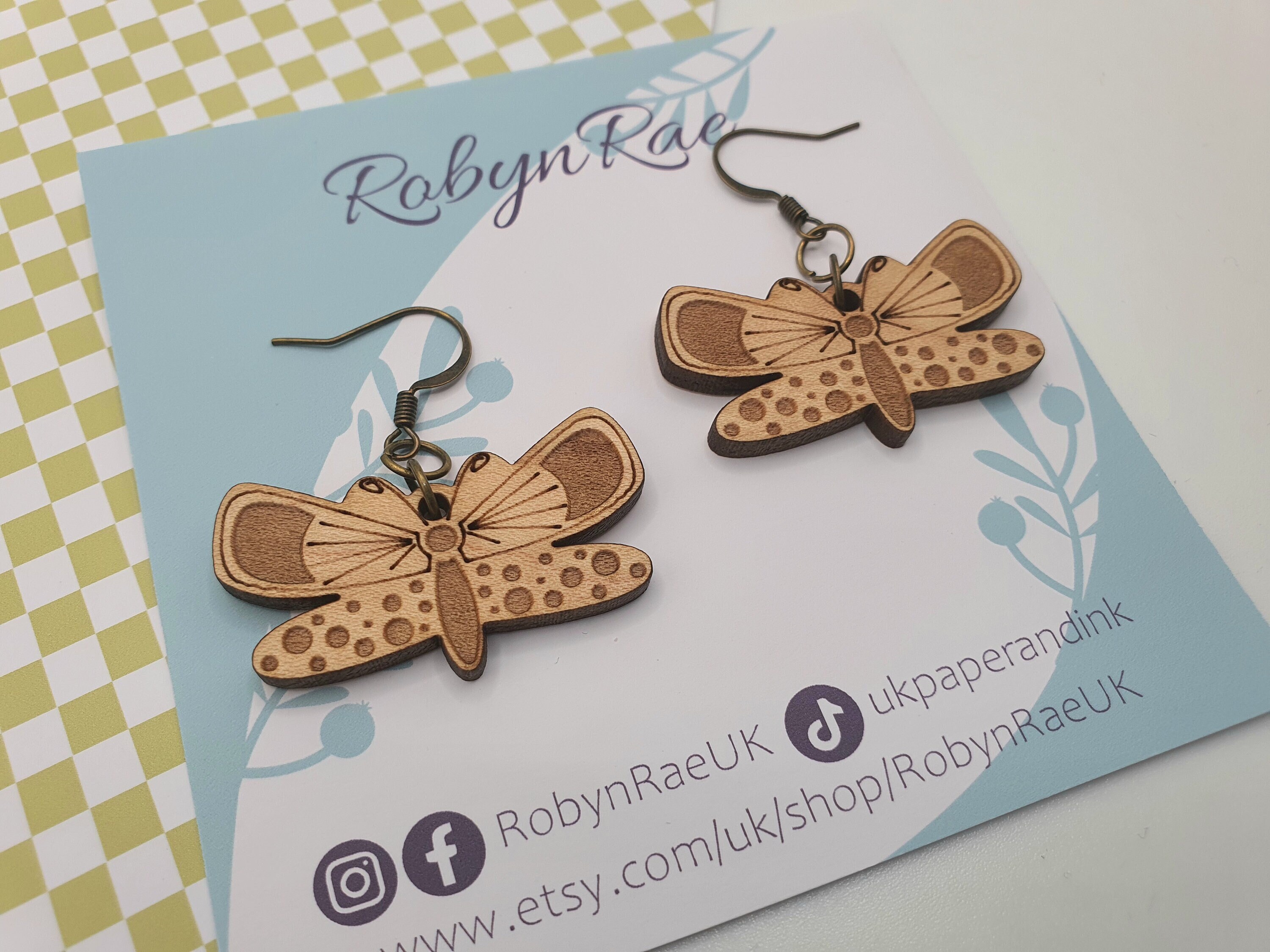 Alhambra Sweet Butterfly Earrings 18k Gold Clover Earrings | Imperial Time
