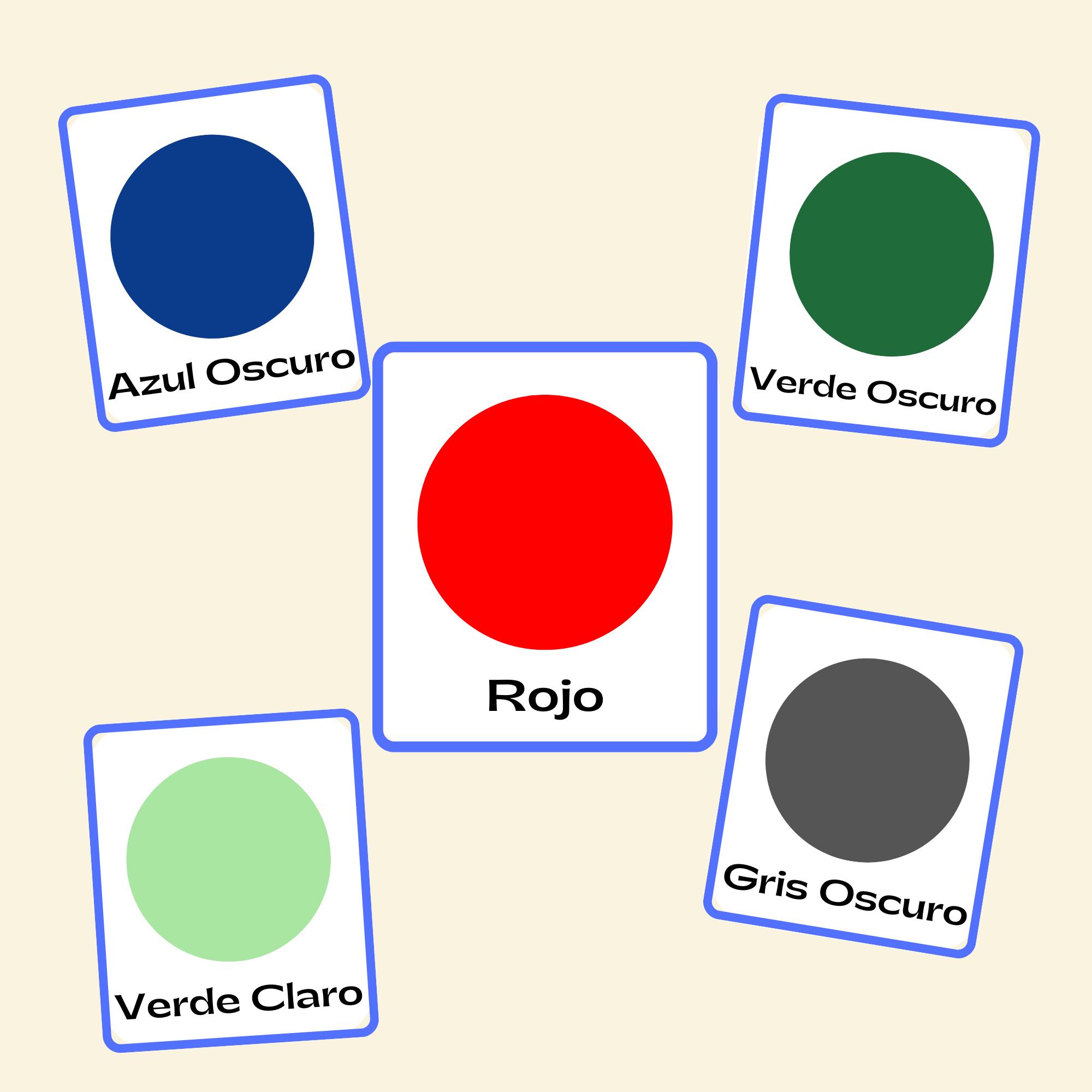 Spanish Color Flashcards | Printable Learning Cards (PDF Download) - Etsy