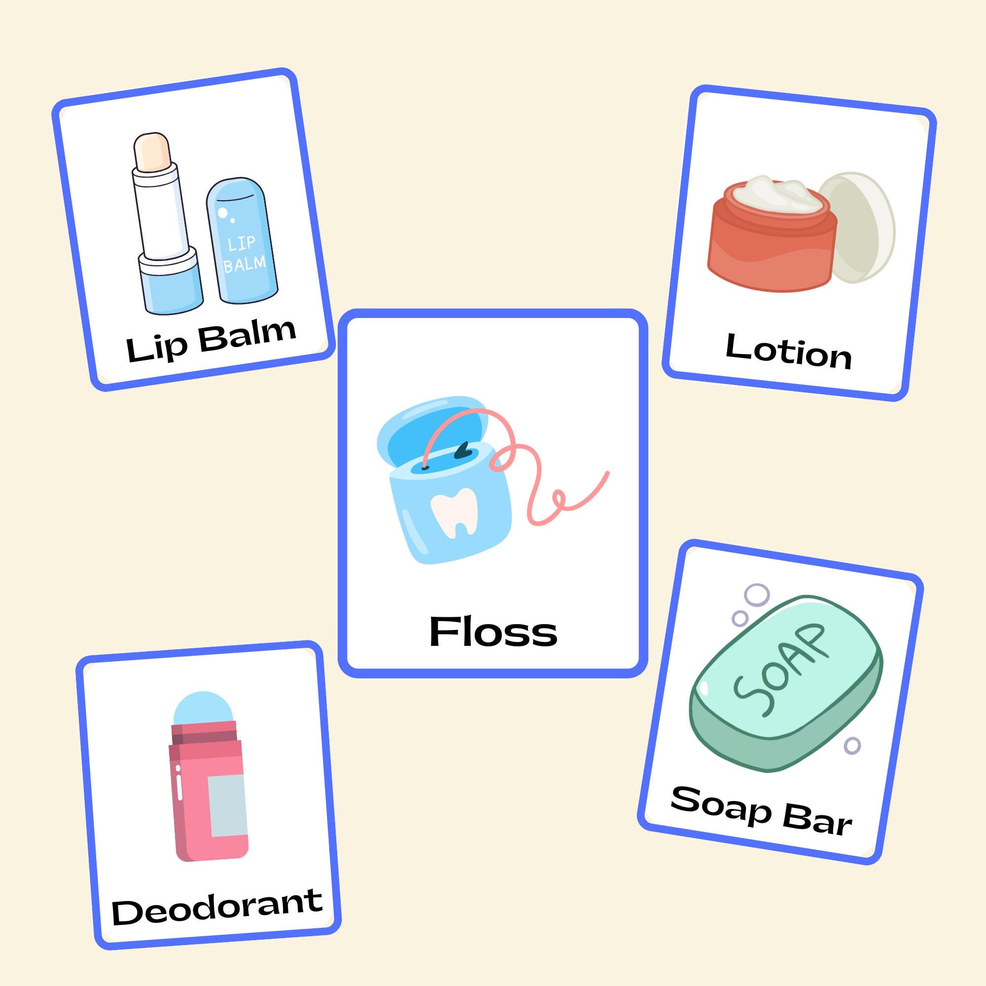 Hygiene Flashcards | 12 Printable Self-care Cards for Kids | Preschool ...
