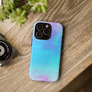 Coque Téléphone, Coque Holographique Girly pour iPhone Samsung Galaxy Google, Accessoires Summer Vibes, Trendy Tech