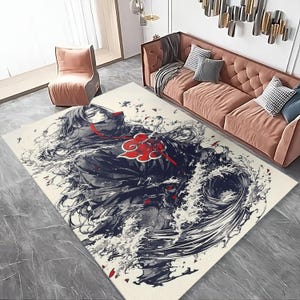 Alfombra de anime: Alfombra de microfibra de poliéster con impresión personalizada