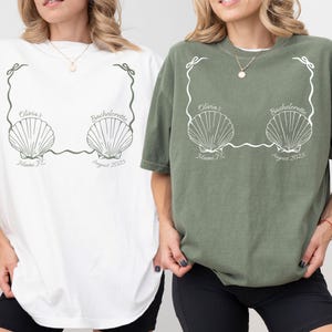 Beach Bachelorette Shell Shirt: Bride Tribe Comfort Colors Tee