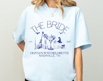 Witch Bachelorette Party Shirts: Bride's Coven Comfort Colors Tee