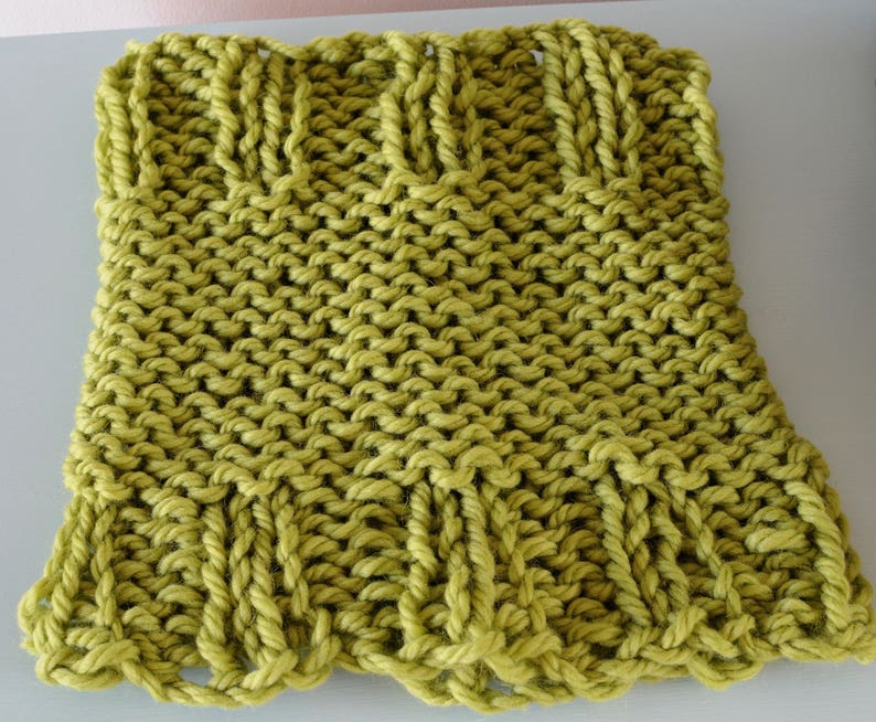 Pistachio Cowl Light Green Infinity Scarf Reversible Chunky Knitted Bulky Merino Wool Winter Accessory Unisex Gift image 5