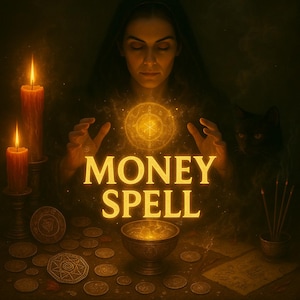 Money Spell  and Ritual – Attract Wealth & Abundance, Prosperity Energy Work, Remote Spell Casting, No Shipping
