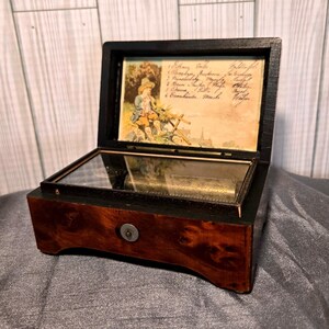 Boîte à Pêche Vintage En Bois Avec Attaches Anciennes - Yeux En Verre - Rare Et Unique - USA