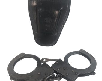 Antique Hiatt Darby Handcuffs. 19th Century British Made
