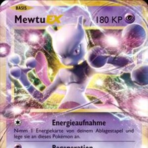 Carta Proxy Mewtwo EX – Evoluzioni XY – 52/108 – Ristampa Pokémon Holo Fanmade – Alta Qualità