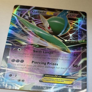 Gallade EX Proxy Card – Roaring Skies – 34/108 – Full Art Fanmade Pokémon-herdruk – Holo Psychic Type