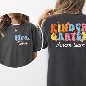 Custom Back to School Shirt, Personalized Teacher T-Shirt 2025, First Day of School, Cute School Tshirt, School Spirit Gift, Comfort Colors®
