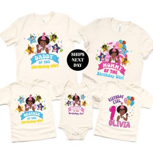Gracie Custom Birthday Shirt, Family Matching Party Tee, Daughter Girl Outfit, Cute Personalized Toddler Name Age Sweatshirt Kids