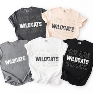 Benutzerdefiniertes Teamnamen-Shirt, High School College Football, Baseball-Wimpel, personalisiertes High School Sweatshirt Softball-T-Shirt Comfort Colors®