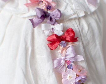 Flower Sonata - SD / large cross-body artisan piece