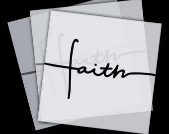 Faith DTF Transfer, Jesus Gift Ready To Press, Bible Verse Direct To Film, Christian Gift Dtf Print for Shirts