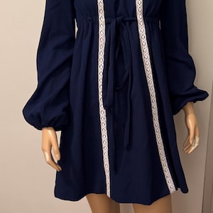 Vintage 1960s/70s babydoll mini dress