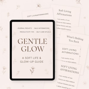 How to Become &#39;That Girl&#39; | Glow Up Journal | Soft Life Daily Rituals PDF