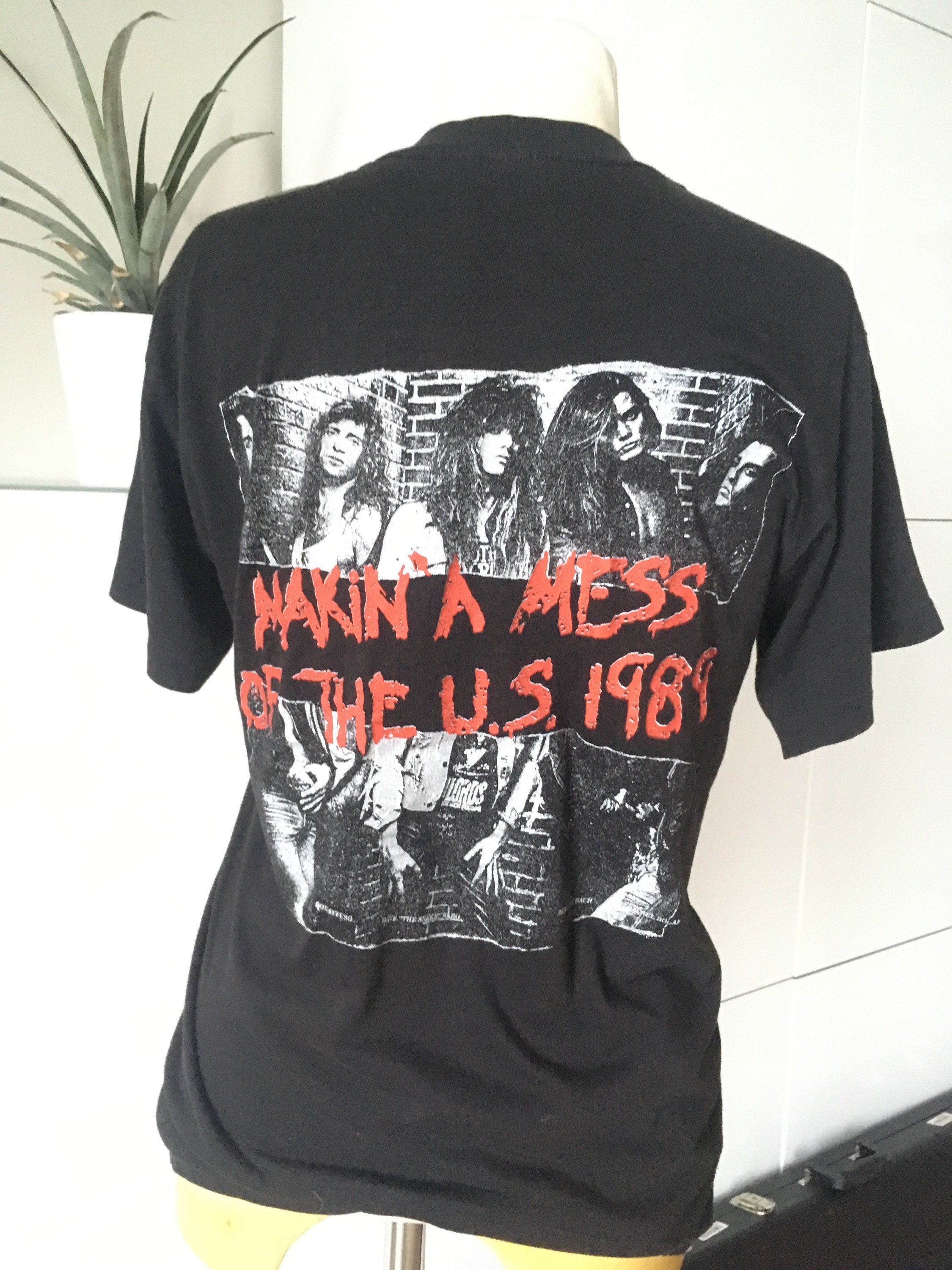 1989 Vintage SKID ROW Tour Shirt / Concert Tee / Tshirt / Etsy