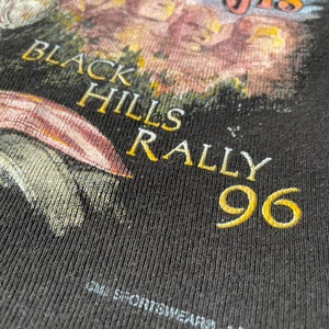 1996 Vintage STURGIS Black Hills Rally Tank Top / Lady Tank / Harley Davidson Biker Tee image 5