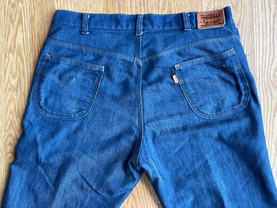 1960s Orange Tab LEVIS Jeans  Levis For Men Tag  … - image 3