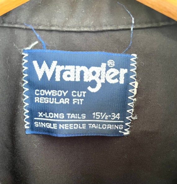 Vintage Wrangler Cowboy Cut Regular Fit Long Slee… - image 6