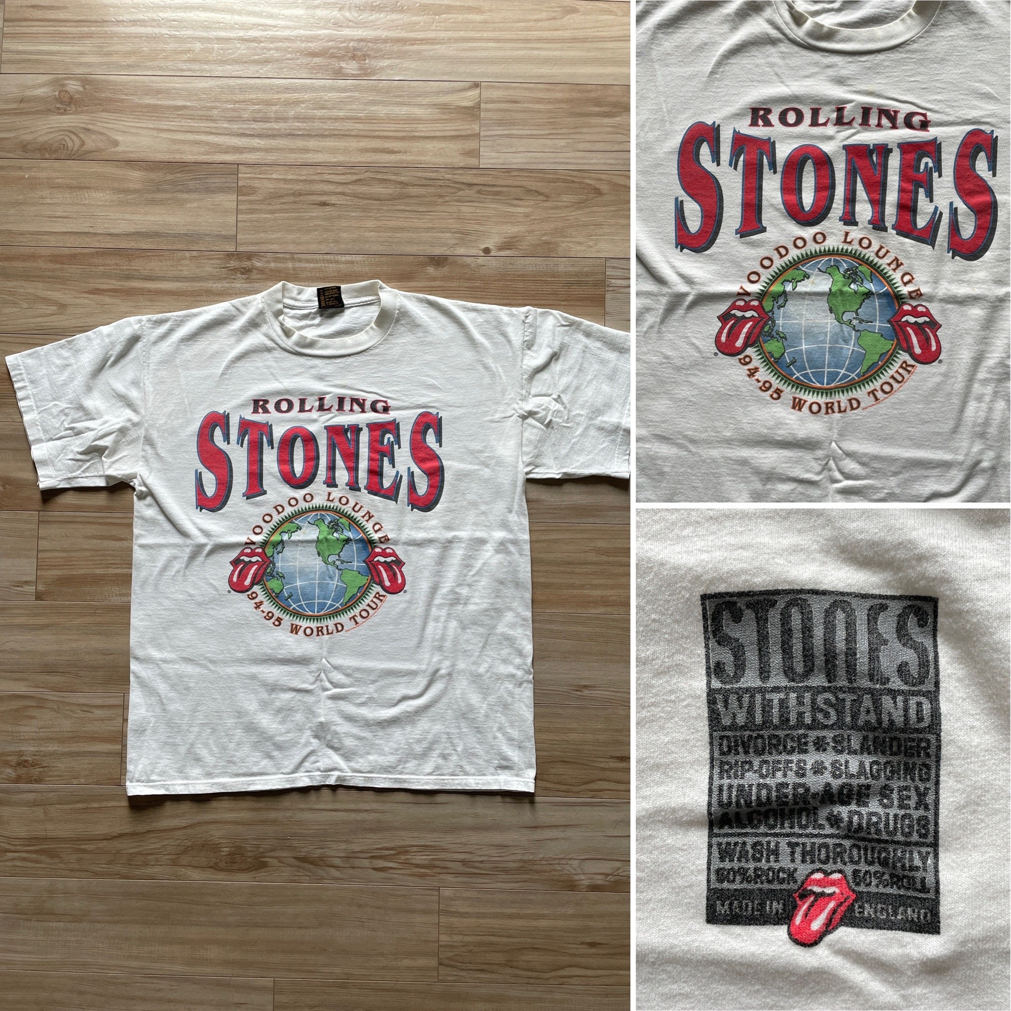 1994 Vintage Rolling Stones Tour Shirt / Tshirt / Voodoo - Etsy