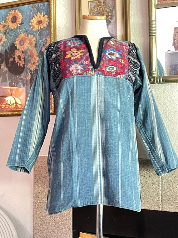 1970s Vintage SHIRT LANGUAGE Guatemalan Handmade … - image 3