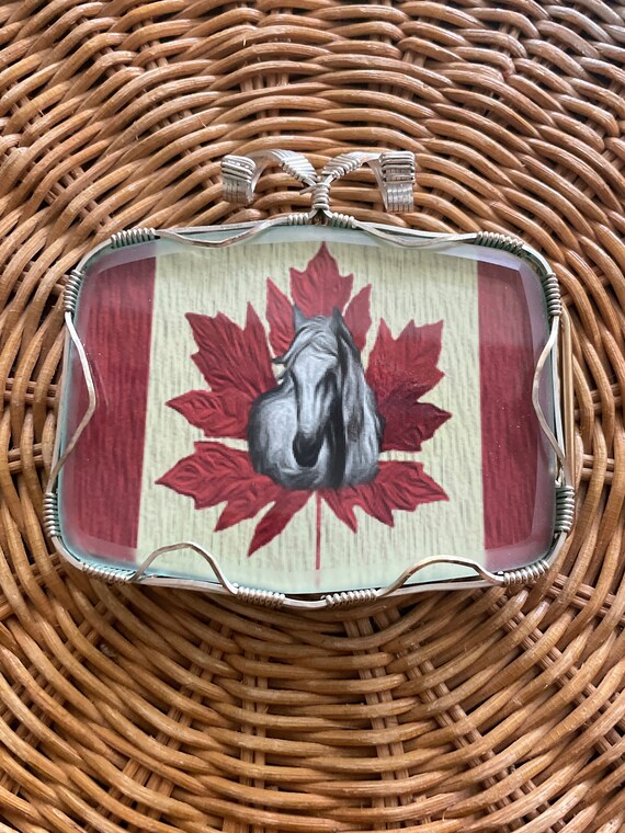 Vintage Artisan Horse Belt Buckle  Sterling Silver
