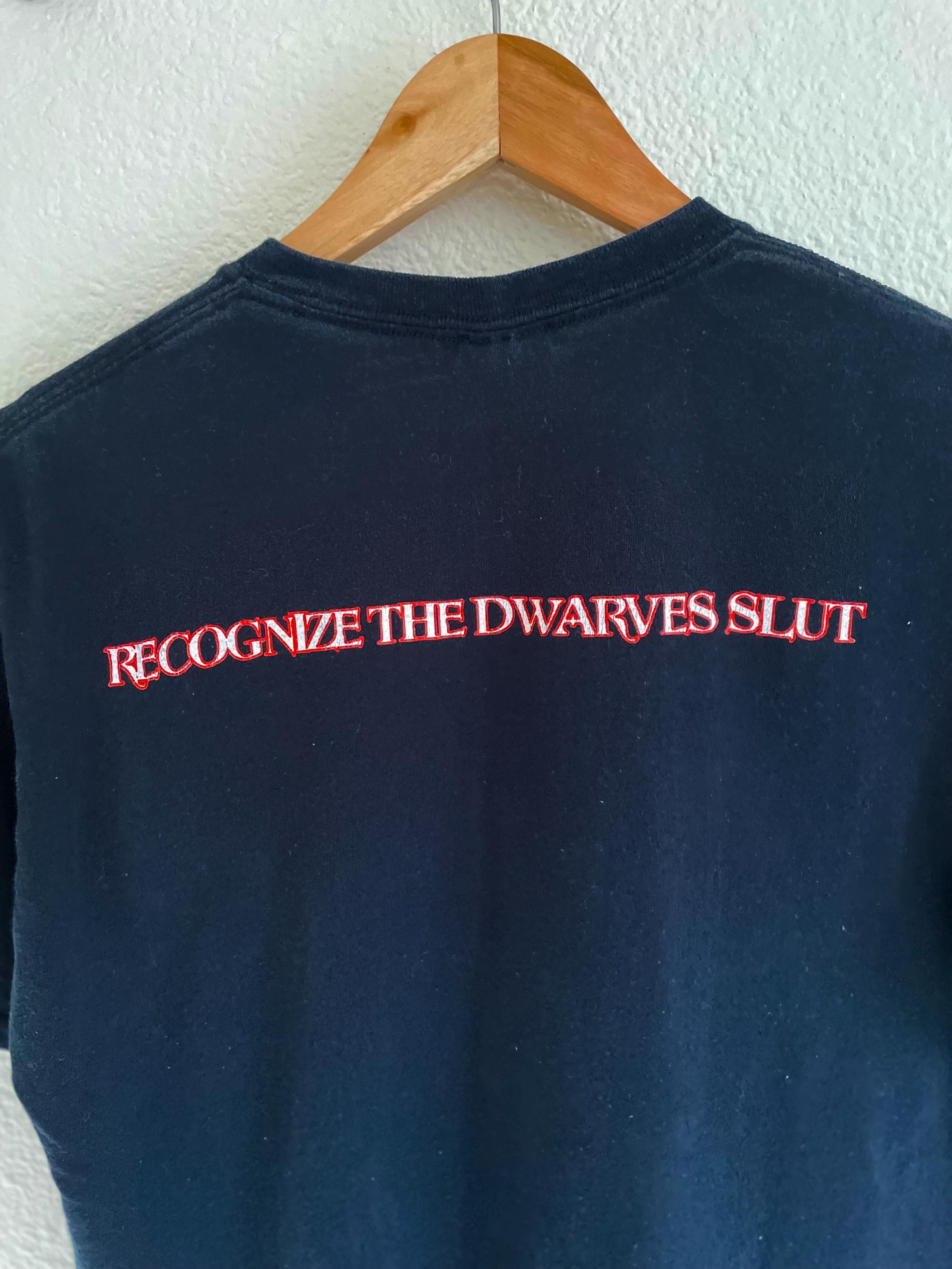 Vintage Dwarves T-shirt Band Shirt Recognize the Dwarves Small 