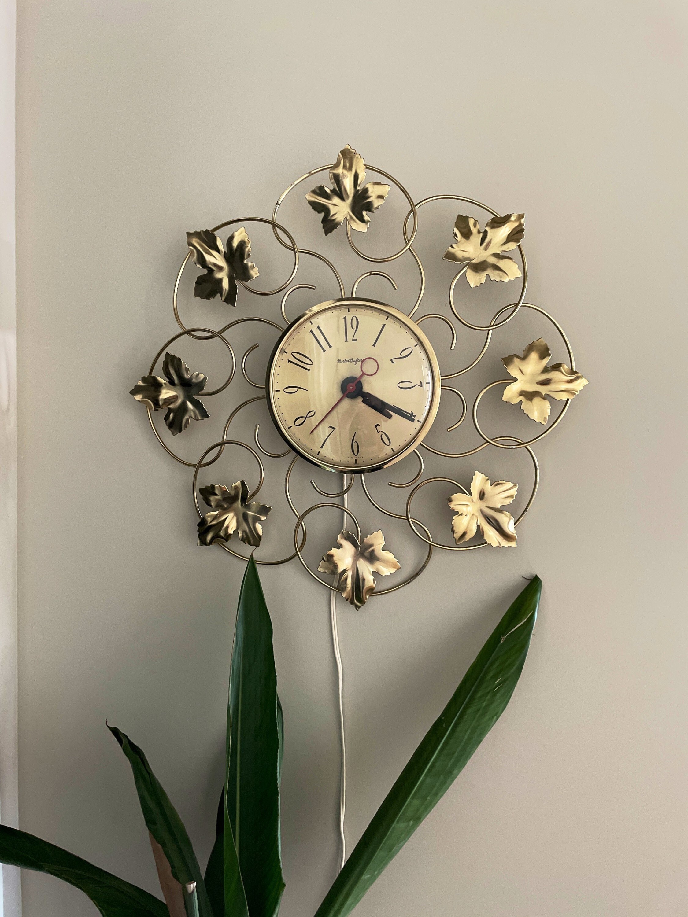vintage/50'S MASTER CRFTERS/Wall Clock