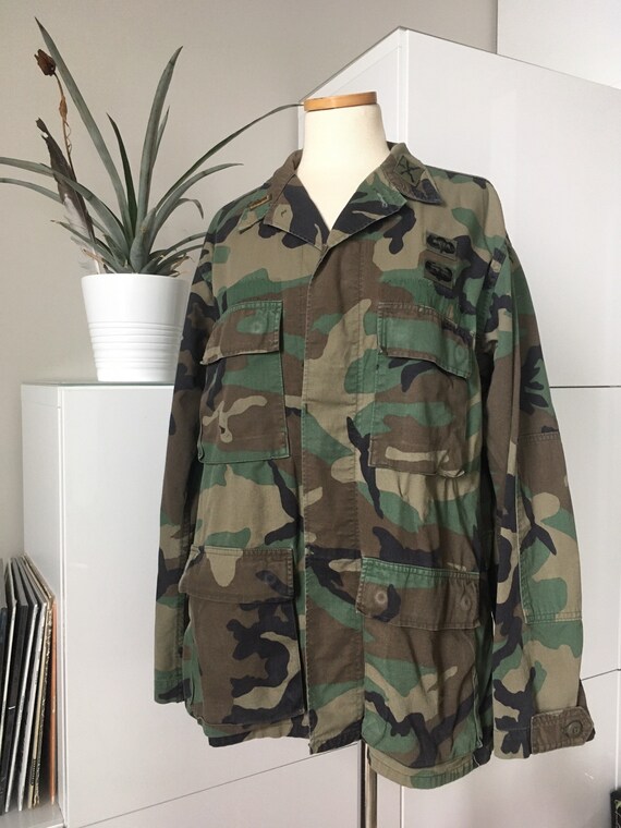 Vintage US ARMY Airborne Ranger Camouflage Coat - Gem