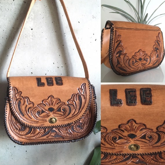 The Remington Tooled Leather Purse - Brown – Wild Child & Rebel Soul  Boutique
