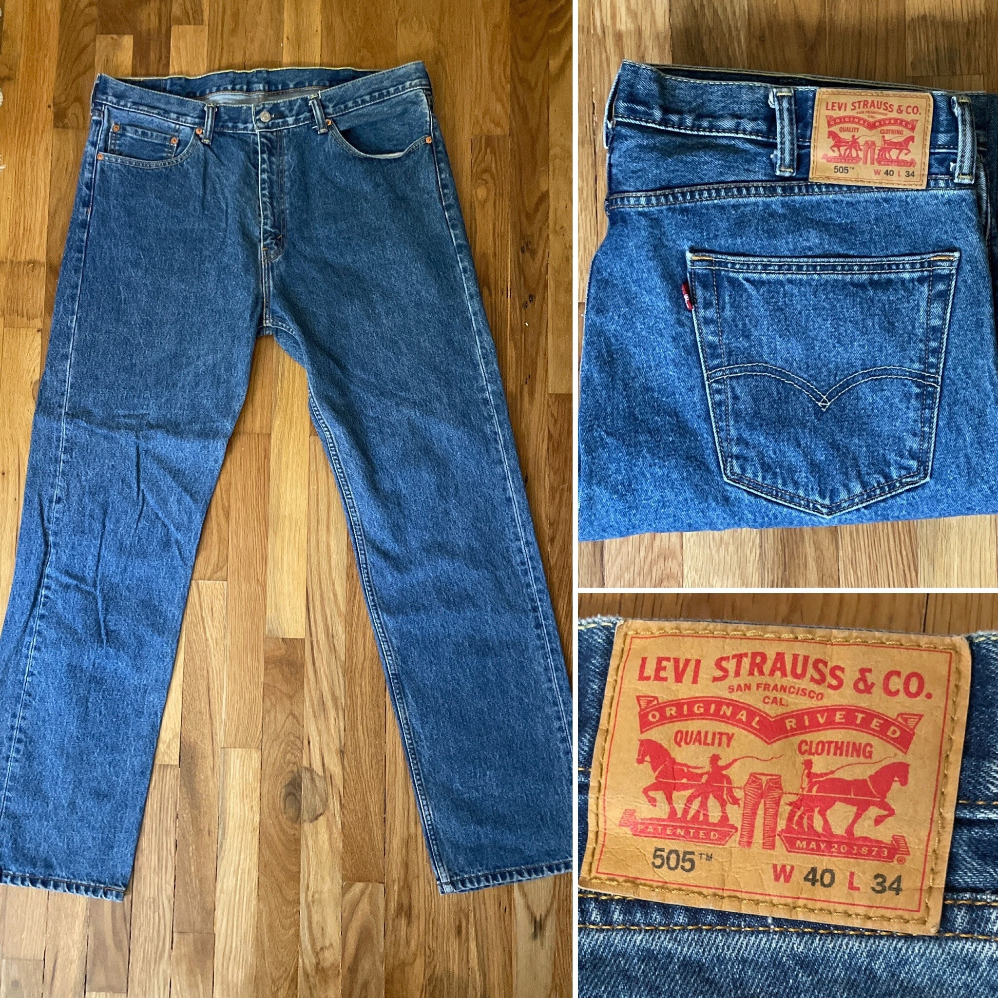 Levis 505 Zipper - Etsy