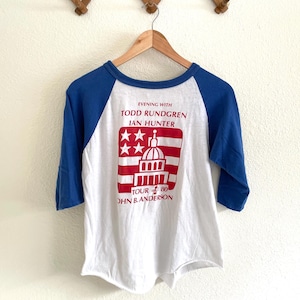 Ian Hunter Band ラグランTシャツ US TOUR Ian Hunter T Shirt - Etsy