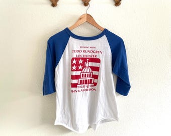 1990 Todd Rundgren Sessions Tour Distressed Original Vintage T