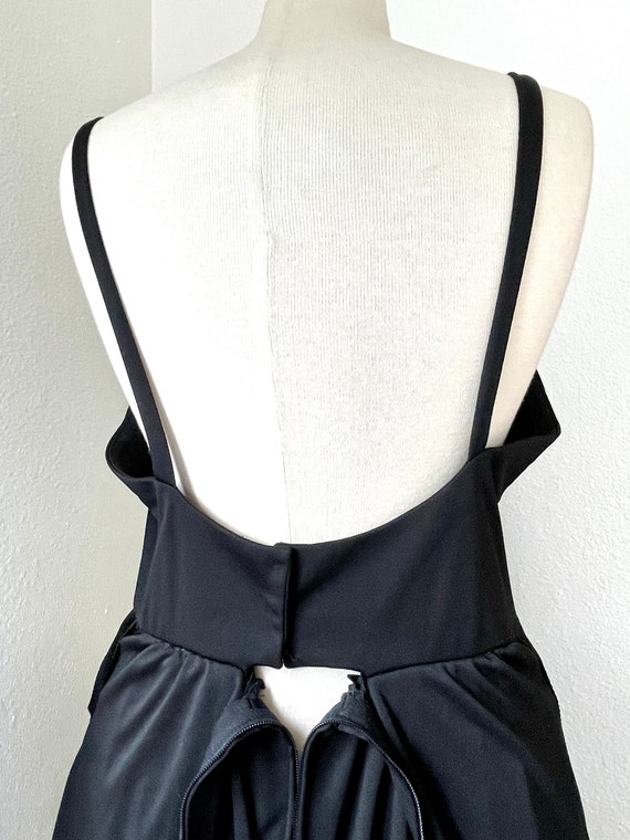 Vintage HENRY LEE Black Polyester Long Sleeve Eve… - image 7